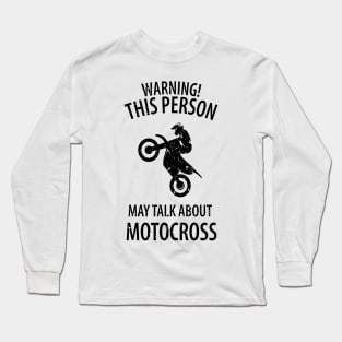 Motocross Biker Freestyle Stunt Long Sleeve T-Shirt